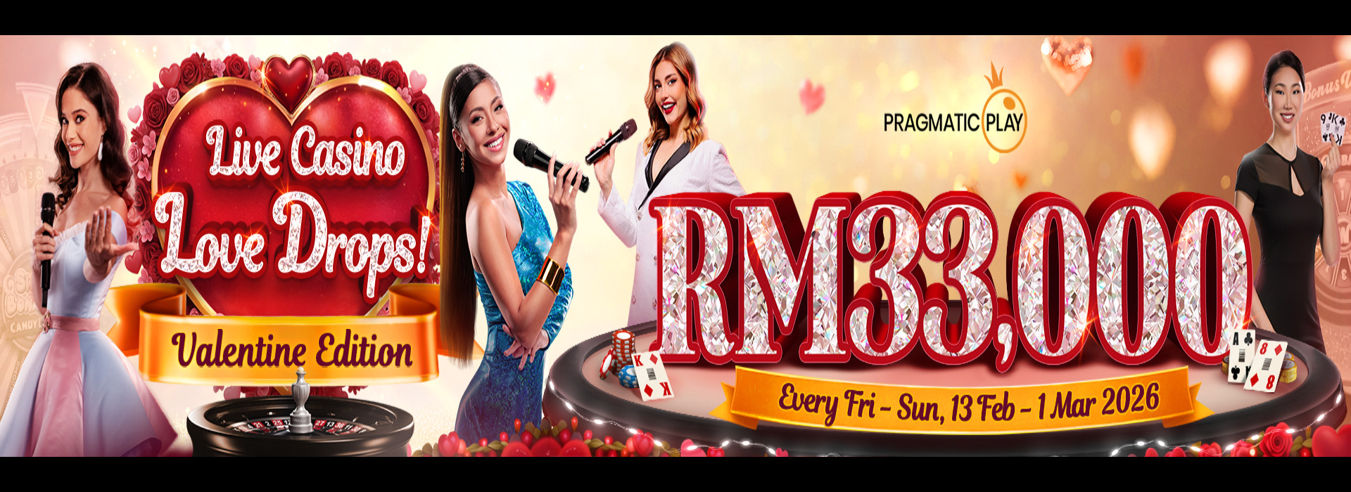 Pragmatic Play - Live Casino Love Drops